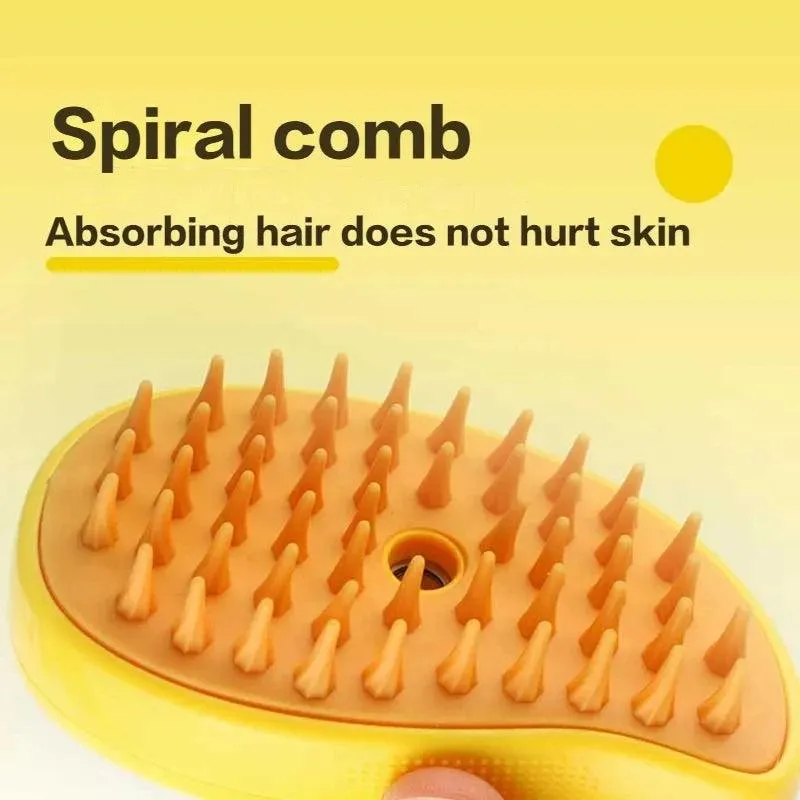 Pet Massage Comb Grooming Spray