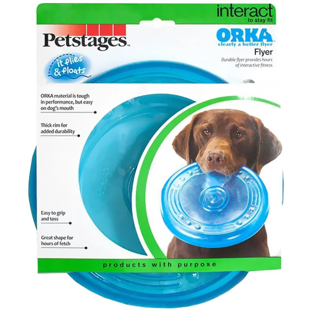 Petstages ORKA Flyer Dog Chew Toy (Flyer Chew Toy)