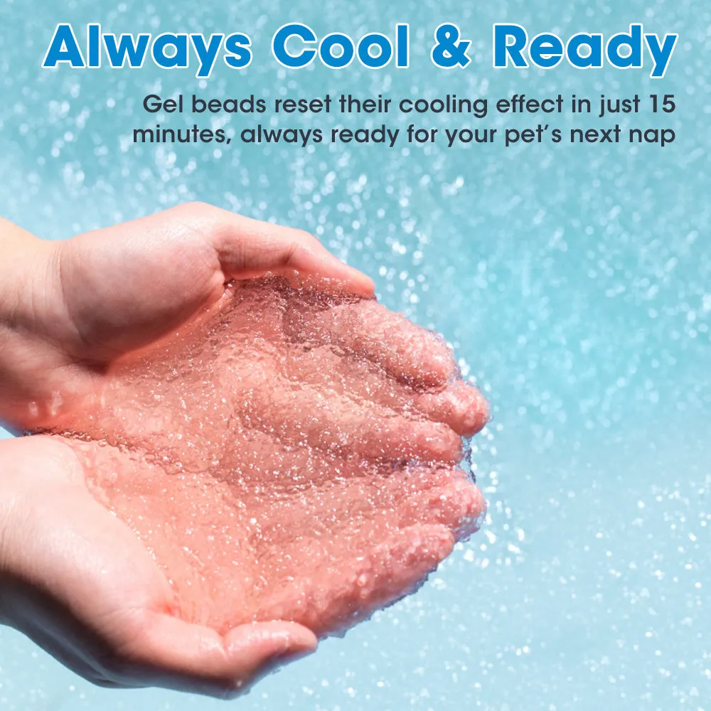 Petzly Pet Cool Gel Mat Dog Cat Bed Non-Toxic Cooling Dog Summer Pad 76x116CM