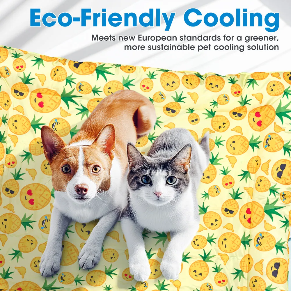 Petzly Pet Cool Gel Mat Dog Cat Bed Non-Toxic Cooling Dog Summer Pad 76x116CM