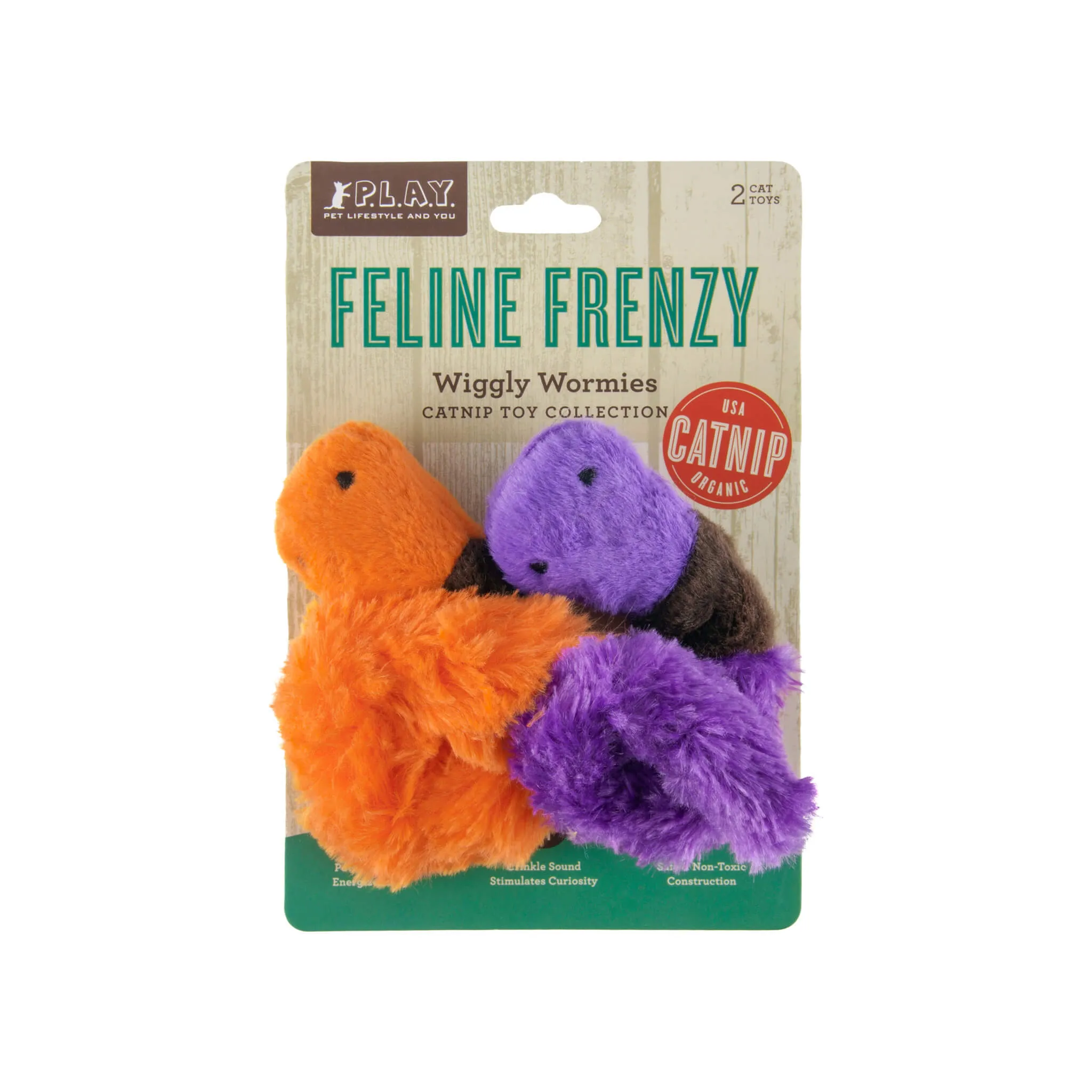 P.L.A.Y. Feline Frenzy Plush Eco-Friendly Cat Toys