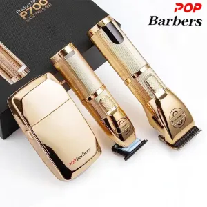 Professional Mens Hair Clipper and Trimmer - Pop Barbers P800, P700, P600 Hair Cutting Machine for Precision Finishing