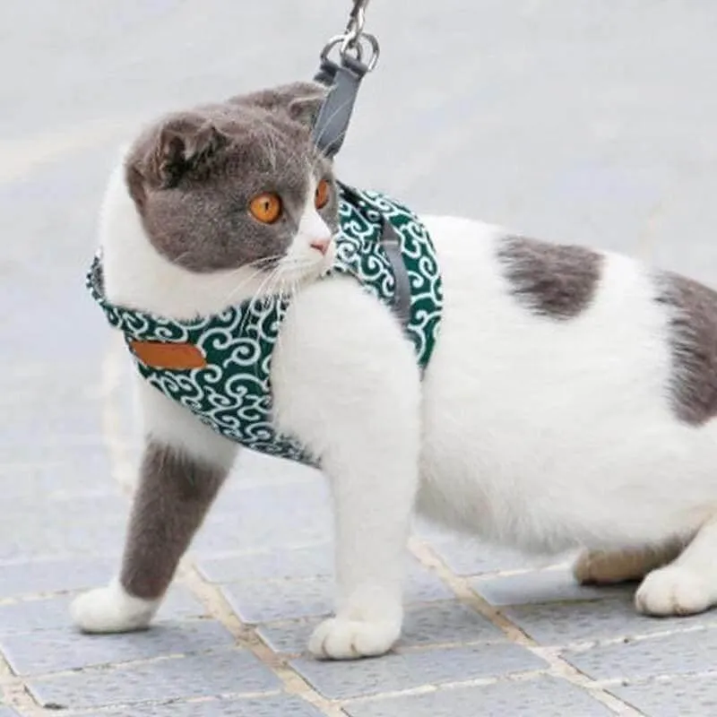 Premium Japanese Style Escape-Proof Best Cat Harness