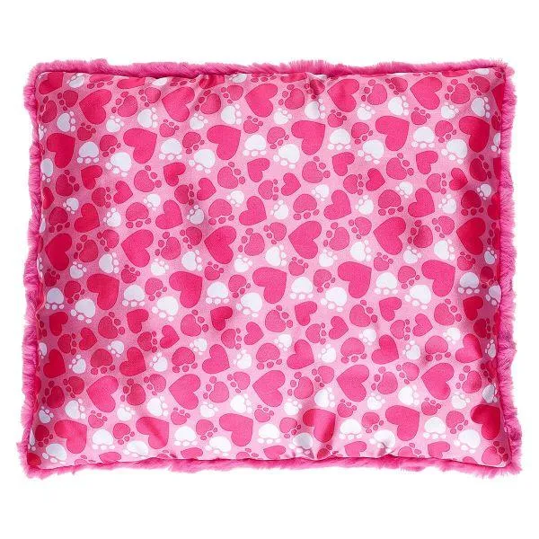 Promise Pets Pink Heart Bed