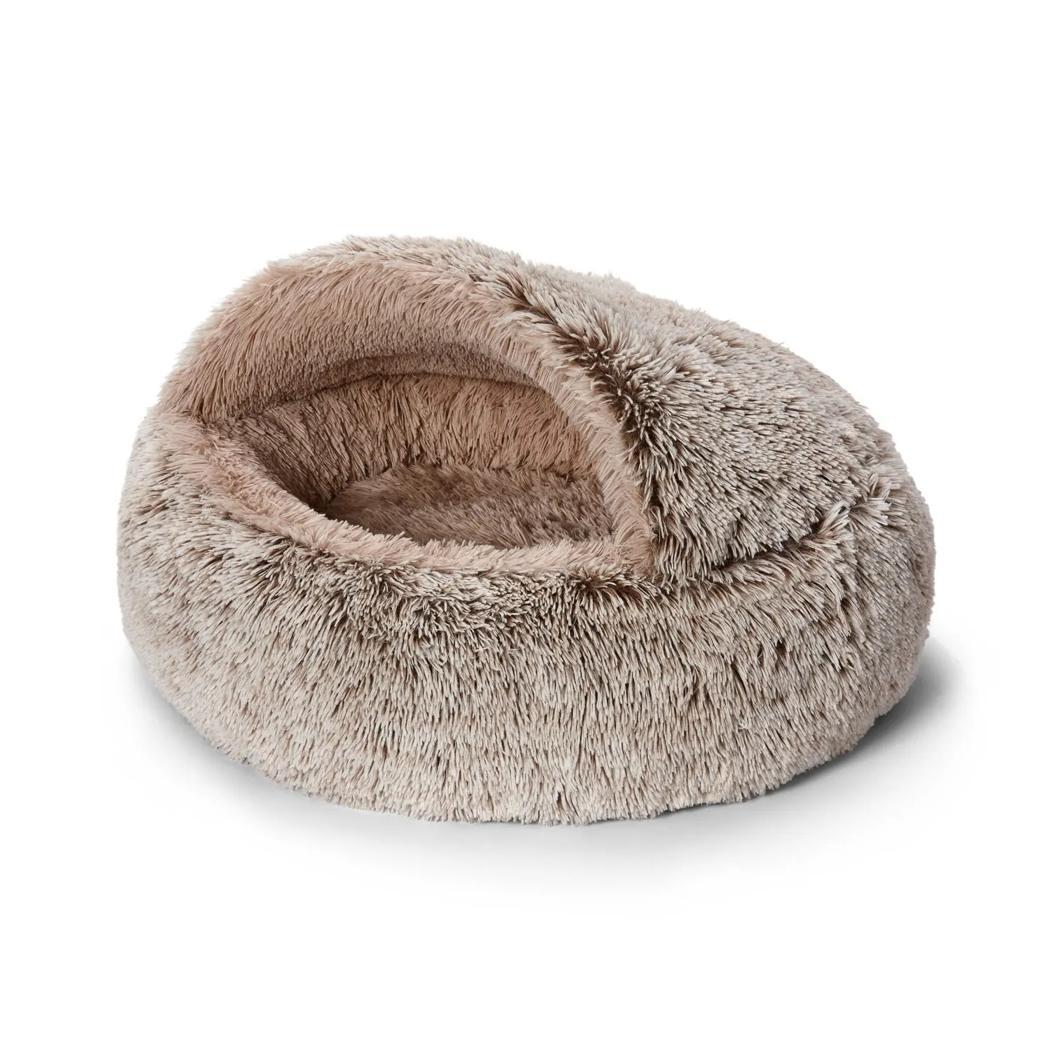 Snooza Hooded Cuddler Soothing and Calming Mink Dog and Cat Bed Small