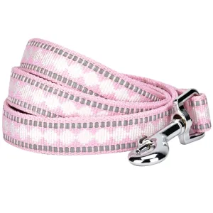 Soft 3M Reflective Jacquard Dog Leash with Neoprene Padded Handle