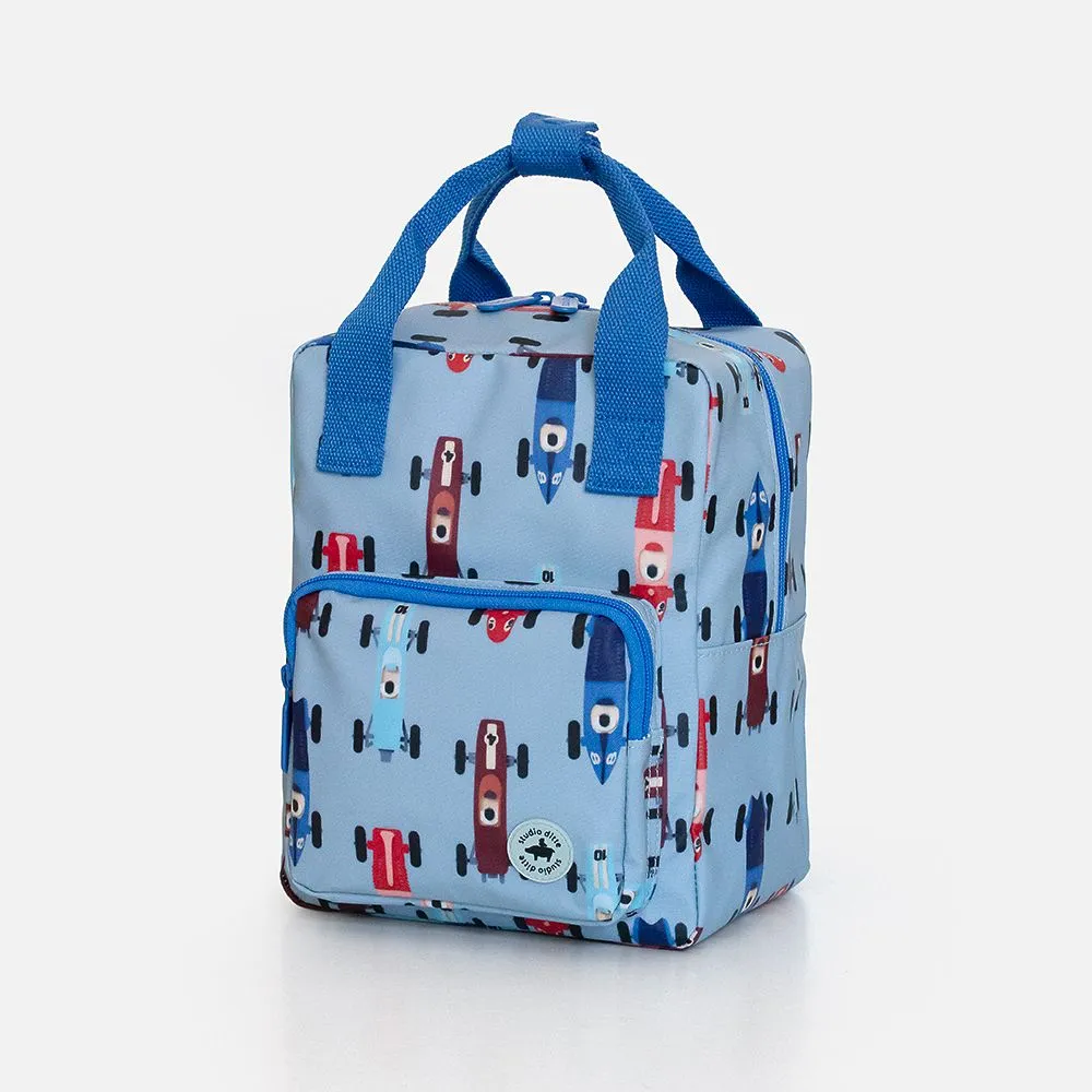 Studio Ditte Backpack Toddler Small | Race Car Blue