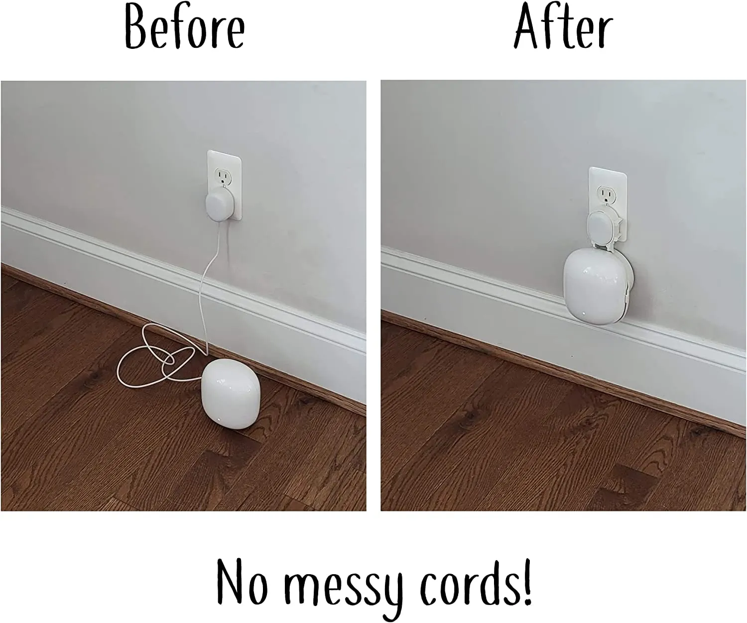 The Nest WiFi Pro Genie Outlet Holder | Reinforced Support | Horizontal and Vertical Outlets