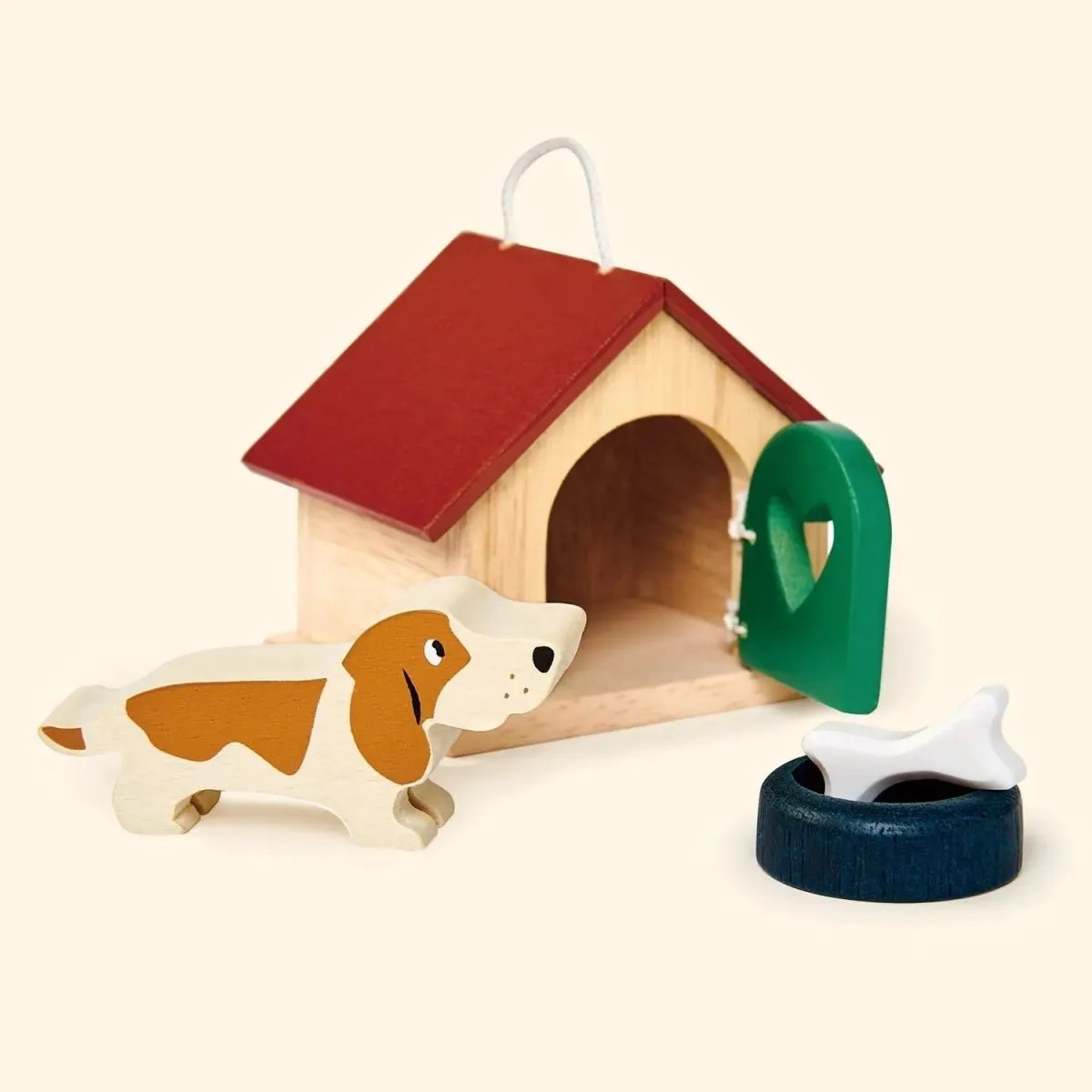 Wooden Pet Dog Set