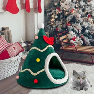 YOKEE Christmas Cozy Nest Bed